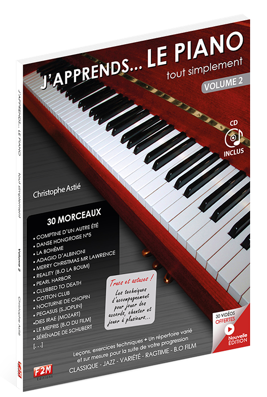 J'apprends LE PIANO - Volume 2