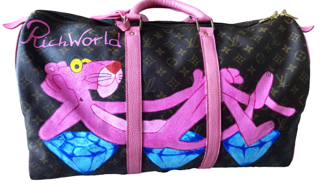 Pink panther bag clearance