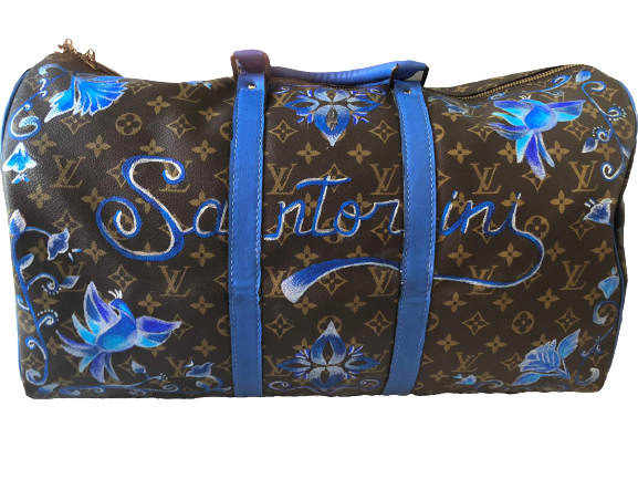Louis Vuitton Travel Bag Keepall Monogram 50 Santorini