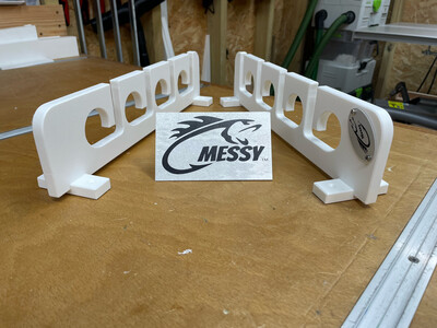 Hooked &amp; Messy Gunwale Rod Holders