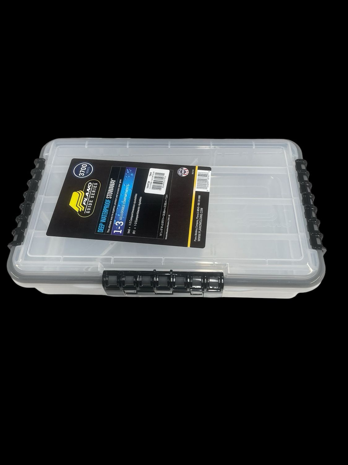 Plano 3700 Waterproof Stowaway 1-3 adjustable compartments - Standard Deep - Tackle Box