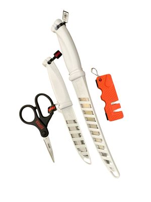 Fillet Knife, Bait Knife, Small Scissors And Knife Sharpener