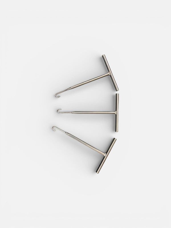 6" Stainless Steel T-bar disgorger