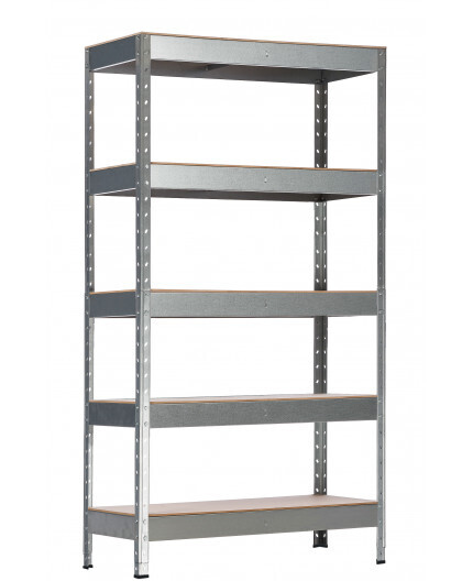 Regał Metalowy Skręcany 175x90x40 MDF 220 kg P