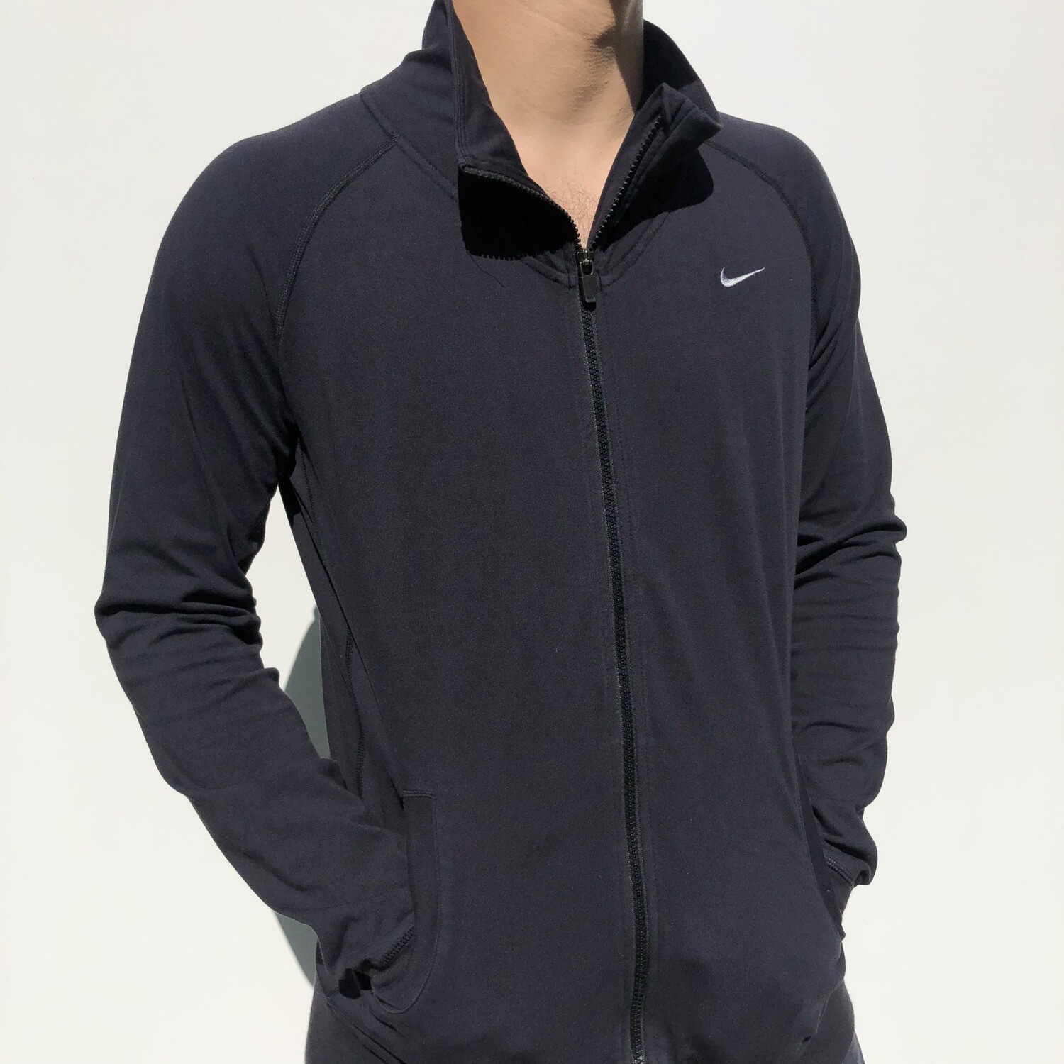 VINTAGE NIKE Zip-Up Jumper