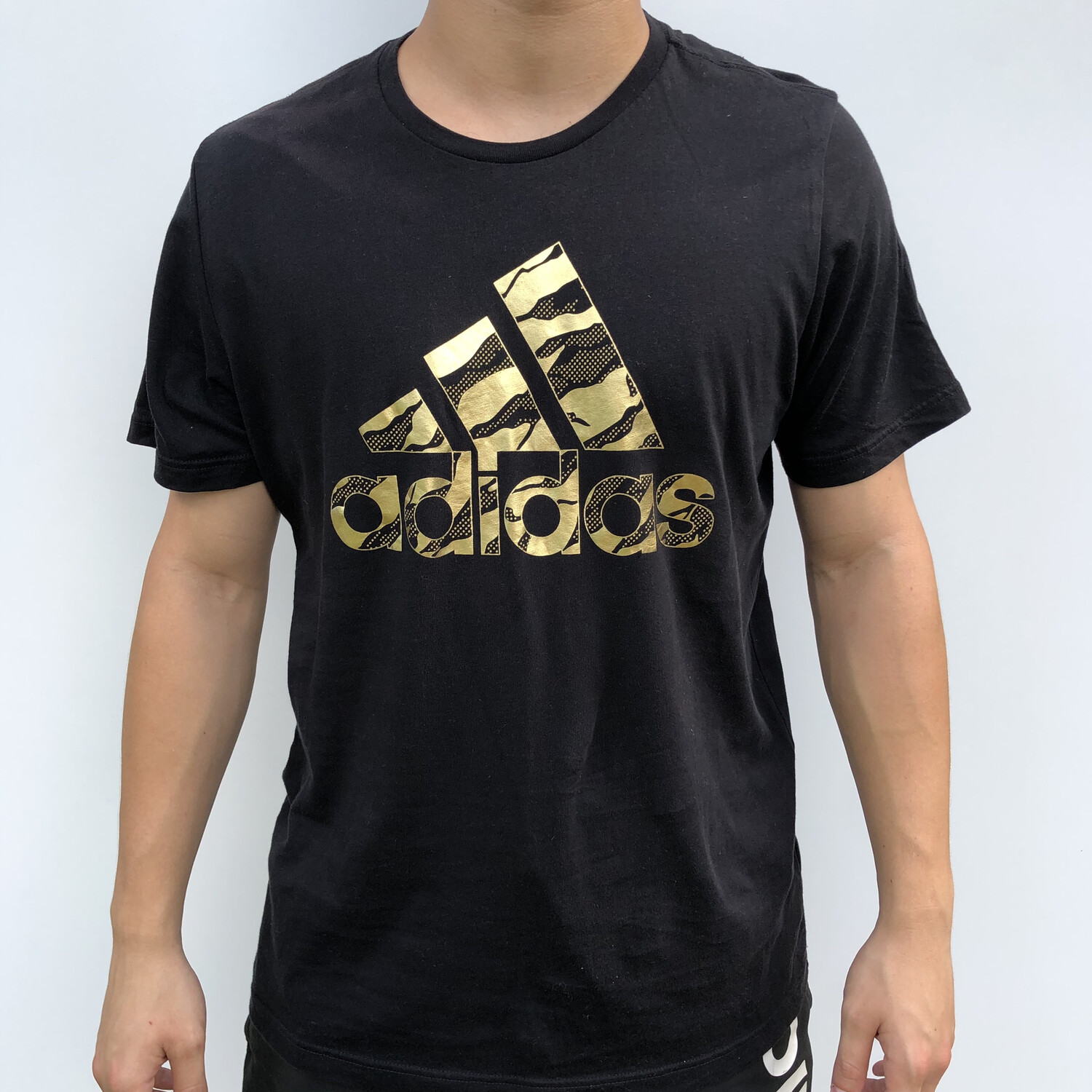 Adidas Gold Spellout T-Shirt