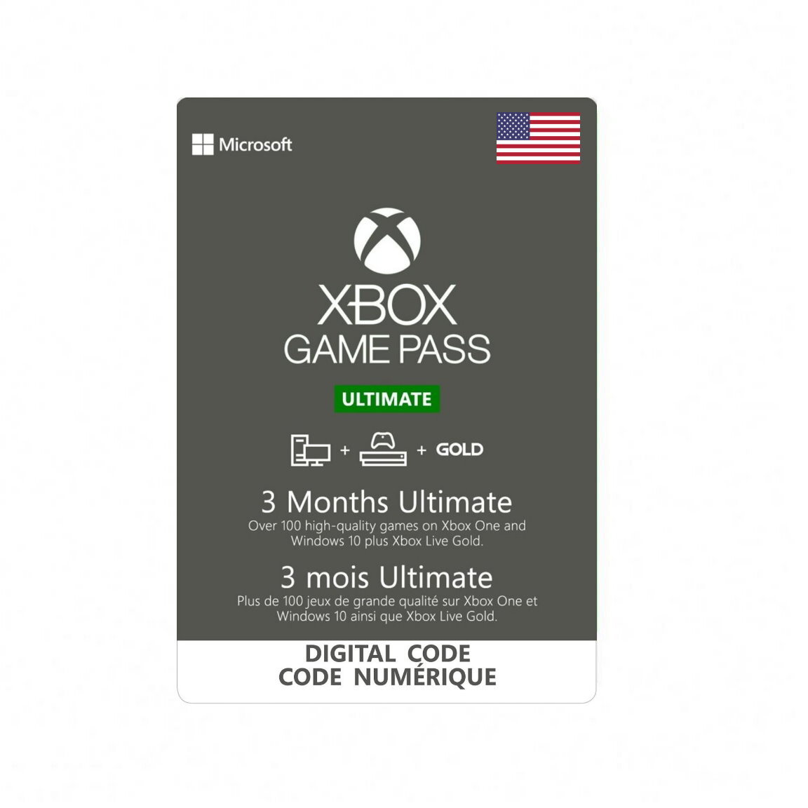 Xbox Game Pass Ultimate Card - United States (US)
