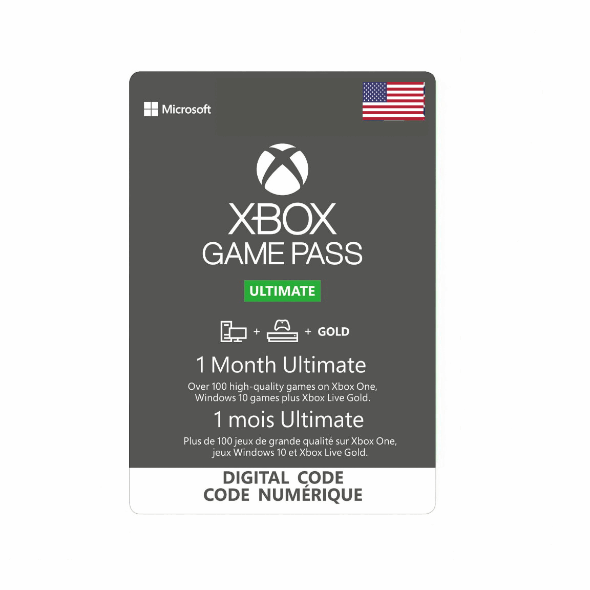 merk onszelf Politiek Xbox Game Pass Ultimate Card - United States (US)