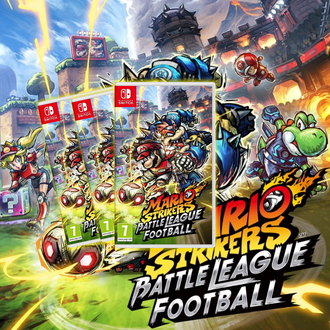 Jogo Nintendo Switch Mario Strikers: Battle League Football