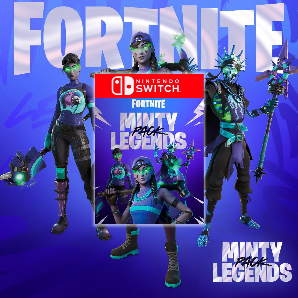 Fortnite Minty Legends Pack + 1000 V-Bucks (Nintendo Switch) eShop key