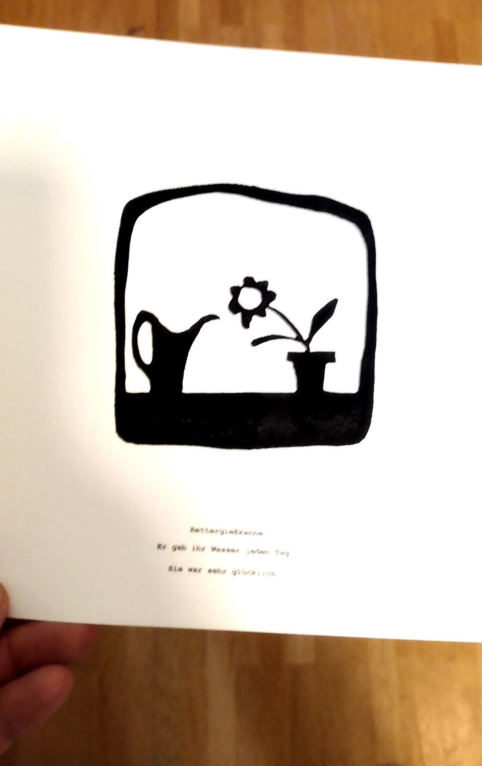 Rettergießkanne (ohne Bilderrahmen)