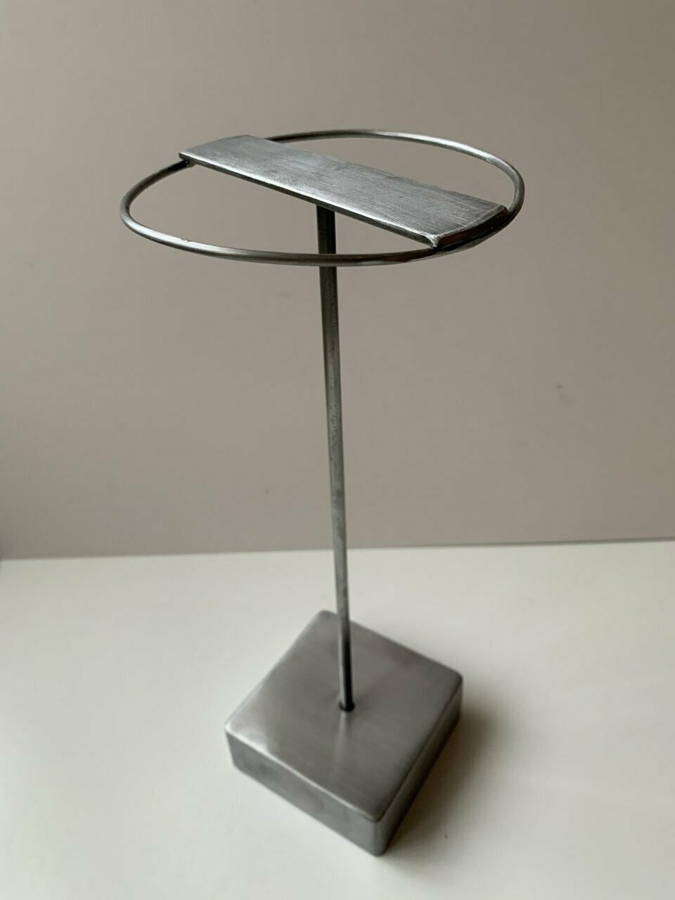 Silver Coloured Scaled Down Helmet Stand