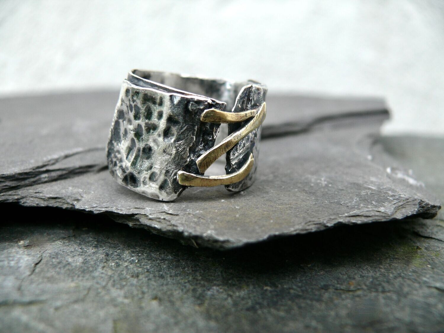 Tectonic Unisex Ring