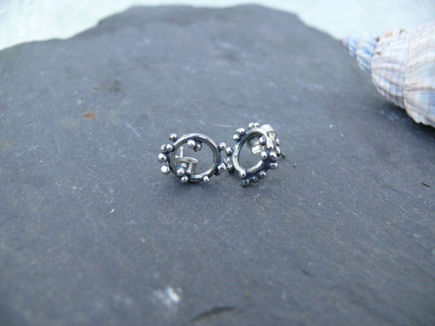 Spindrift Circle Studs