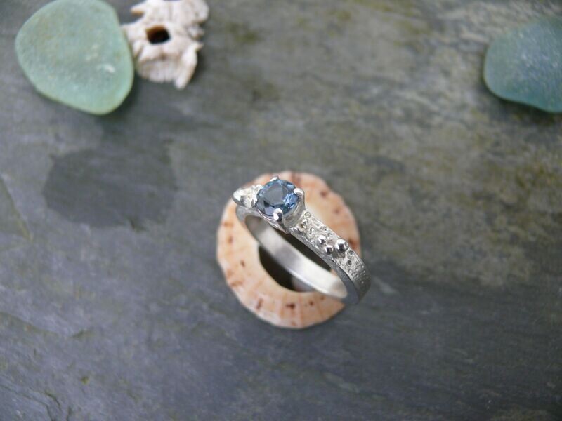 Topaz Ocean Ring
