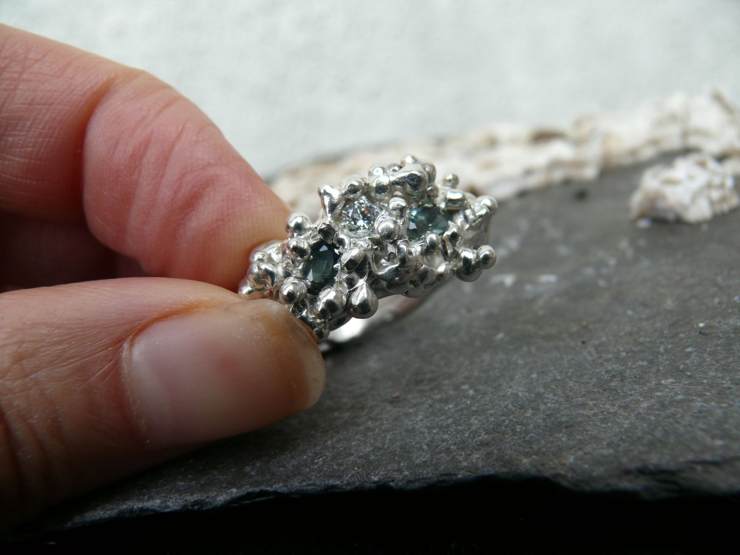Rockpool Sapphire Tidelines Ring