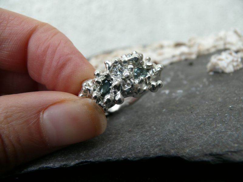 Rockpool Sapphire Tidelines Ring