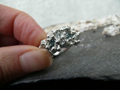 Rockpool Sapphire Tidelines Ring