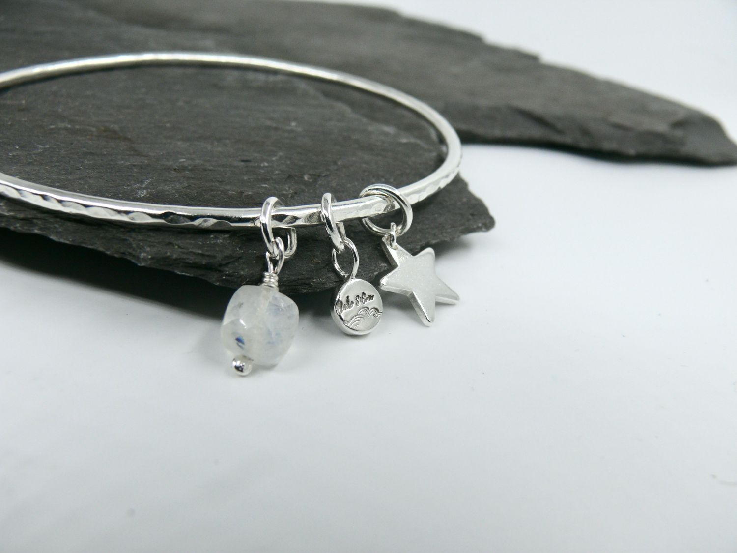 Three Charm Bangle