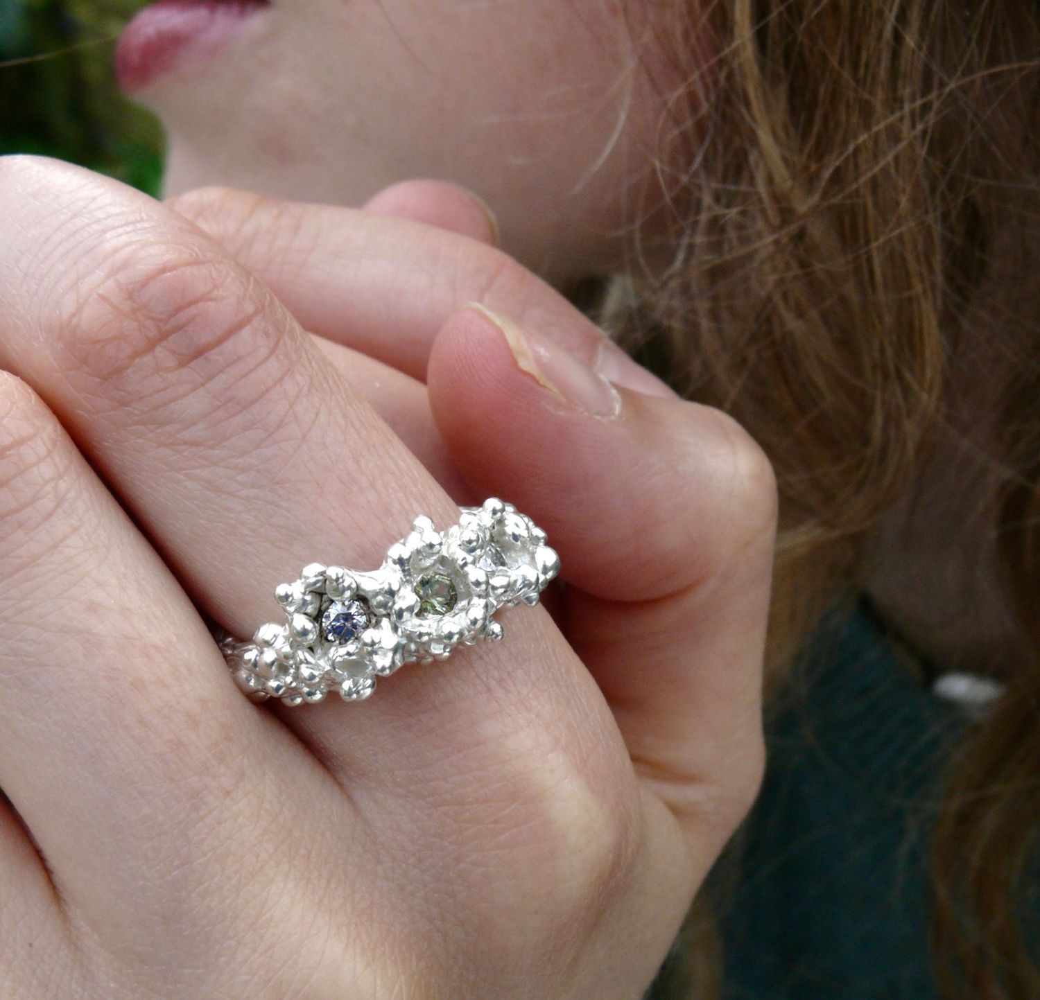 Tidelines Triple Goddess Ring
