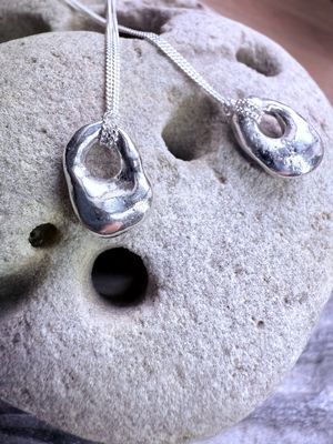 Silver Hag Stone Pendant Silver Hag Stone Pendant