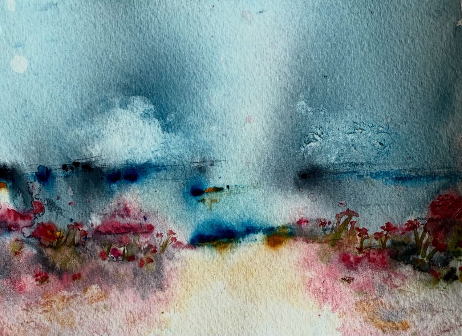 Sea Pinks Card Sea Pinks Card