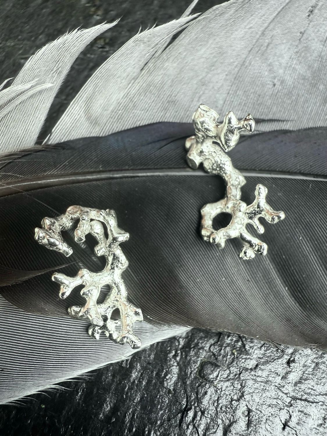 Selkie Coral Stud Earrings