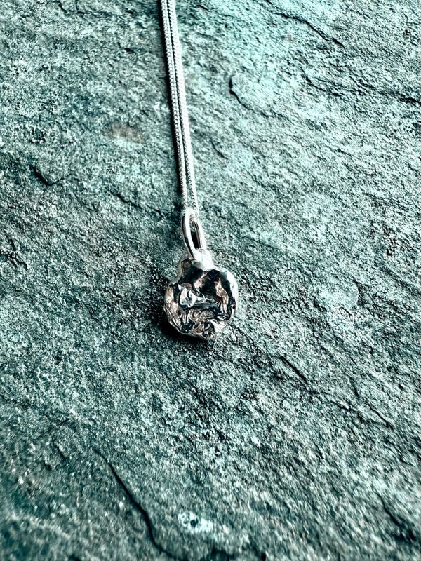 Nymph Necklace 4 [silver | water cast]