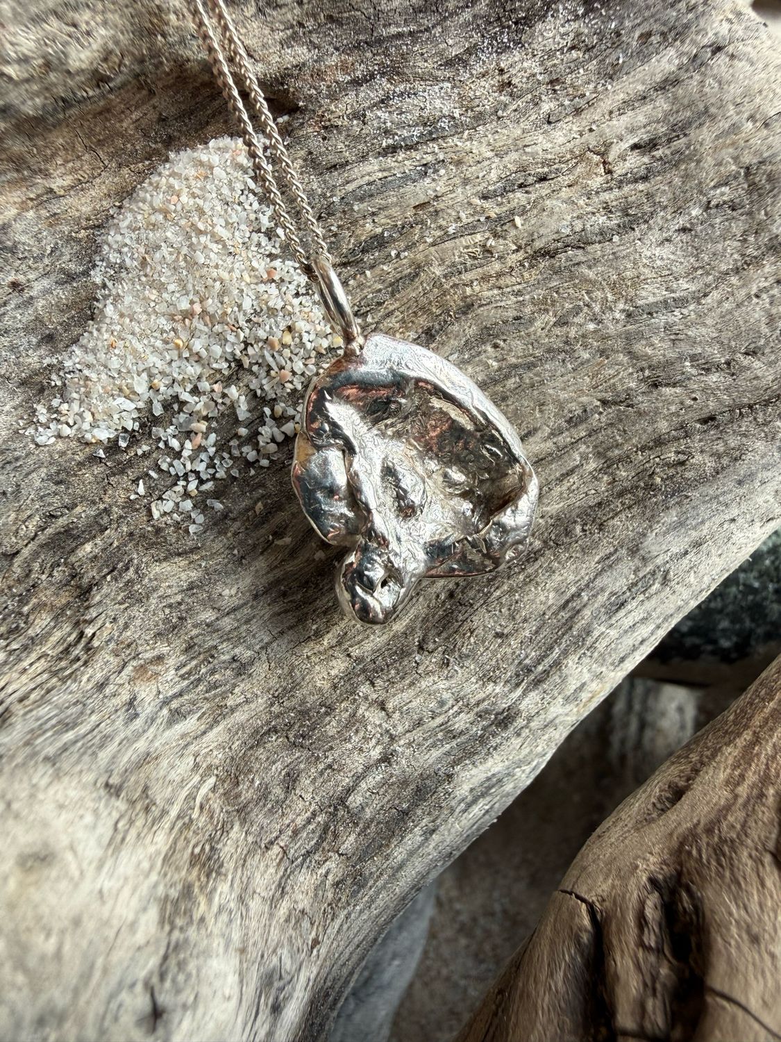 Nymph Necklace 5 [silver | water cast]
