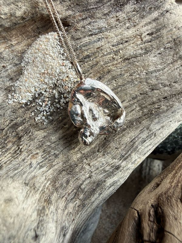 Nymph Necklace 5 [silver | water cast]