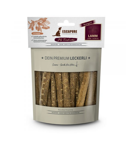 ESCAPURE Lamm Fitnessstangerl 150g ESCAPURE Lamm Fitnessstangerl 150g
