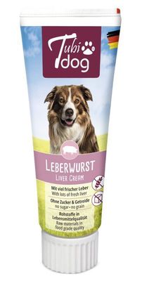 Tubidog Leberwurst 75g, Hundeleberwurst Tubidog Leberwurst 75g, Hundeleberwurst
