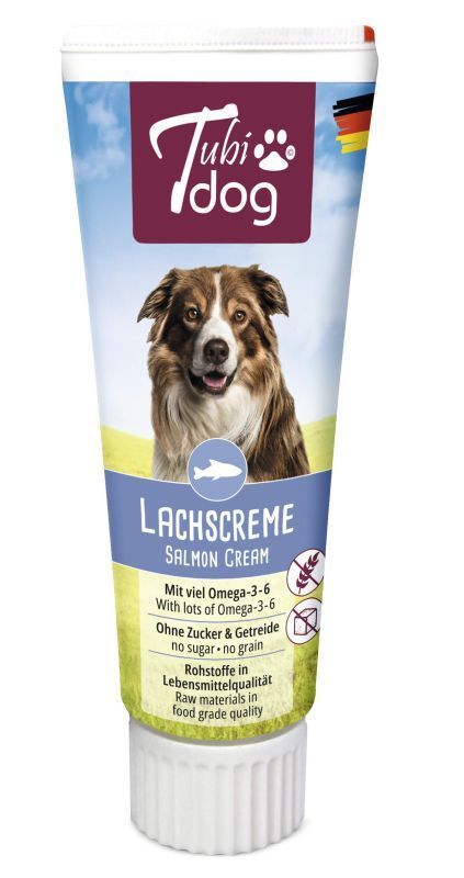 Tubidog Lachscreme für Hunde 75g Tubidog Lachscreme für Hunde 75g