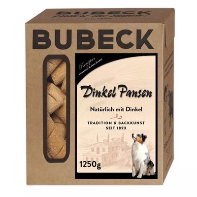 Bubeck Dinkel Pansen Brot, weizenfreie Hundekuchen