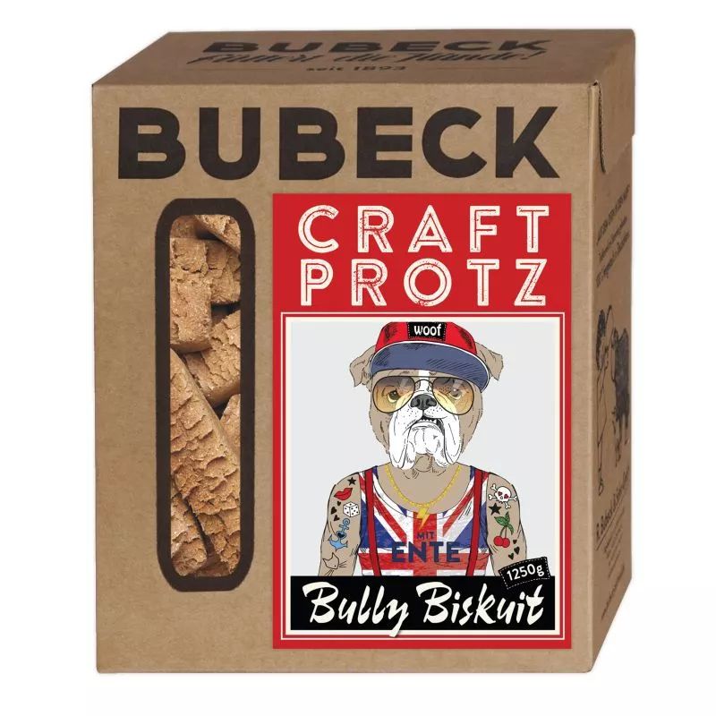 Bubeck Craftprotz Bully Biskuit mit Ente, Hundekuchen