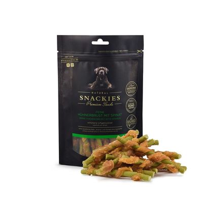 Snackies feine Hühnerbrust mit Spinat 170g Snackies feine Hühnerbrust mit Spinat 170g