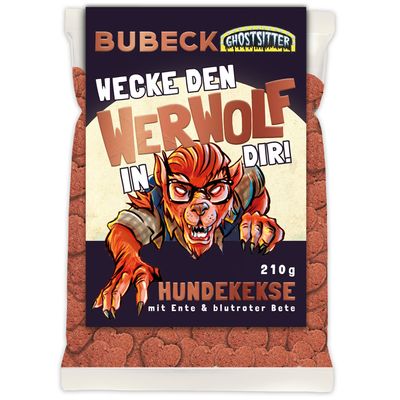 Bubeck Ghostsitter Welf 210g | getreidefreie Hundekekse Bubeck Ghostsitter Welf 210g | getreidefreie Hundekekse