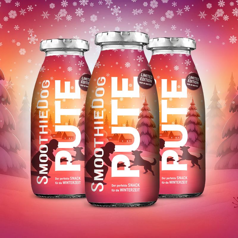 SmoothieDog - Hundesmoothie Winter Edition Pute SmoothieDog - Hundesmoothie Winter Edition Pute