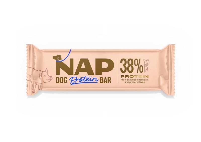 NAP Proteinriegel für Hunde Schwein 50 g NAP Proteinriegel für Hunde Schwein 50 g