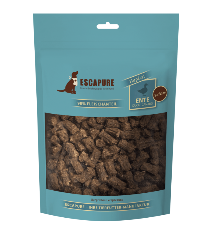 ESCAPURE Enten Hupferl Softies 150 g