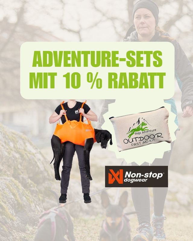 Adventure Safety Set | Non-stop dogwear Rescue Sling & Erste-Hilfe-Set für Hund und Halter Adventure Safety Set | Non-stop dogwear Rescue Sling & Erste-Hilfe-Set für Hund und Halter
