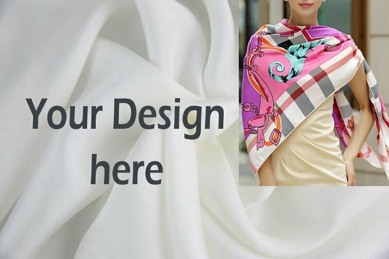 Silk  Scarf on 16mm Silk Twill