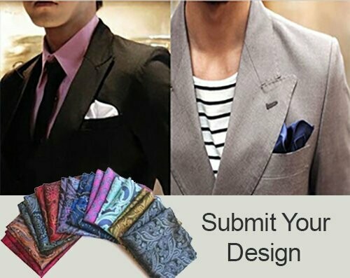 Silk  Pocket Square (*** The price is for 5 pieces ;     *** The  total  number of scarves will be  5 times  of the quantity that you place into the cart)