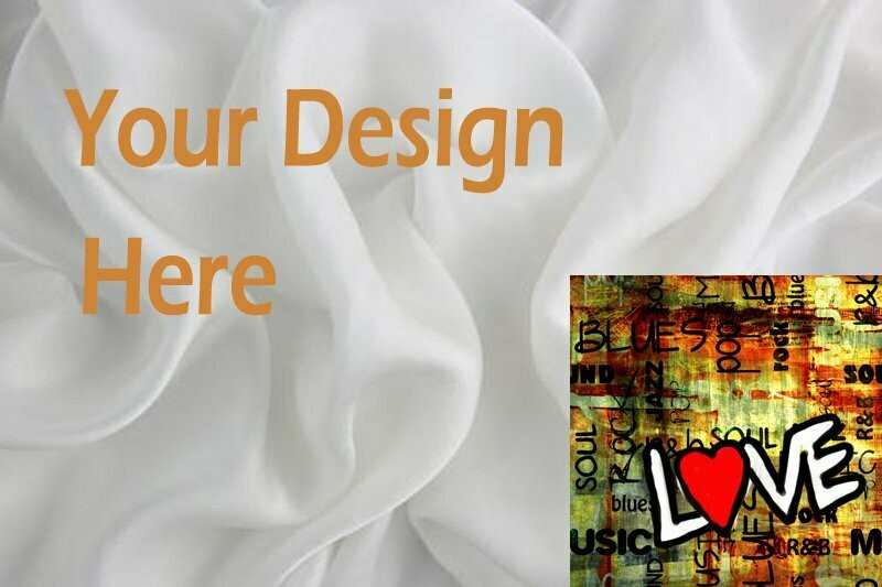 Custom Silk Printing- Silk Satin (12mm)-43.3" (110cm) of width  *** The quantity unit is  METER