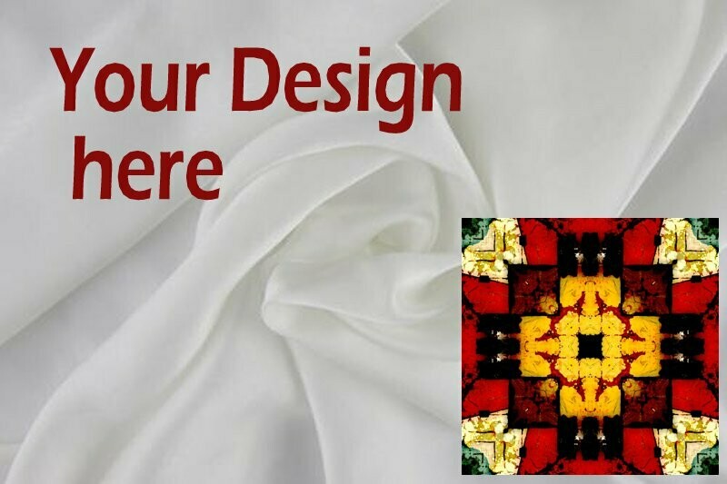 Custom Silk Printing- Silk Satin (16mm)-43.3" (110cm) of width  *** The quantity unit is  METER
