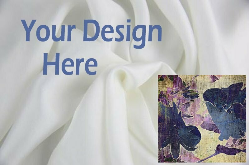 Custom Silk Printing- Silk  Twill (14mm)-43.3" (110cm) of width  *** The quantity unit is  METER
