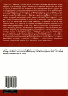 TENDENCIAS Y LINEAS DE INVESTIGACION EN LINGUISTICA APLICADA A LA ENSEÑANZA DEL ESPAÑOL COMO LENGUA EXTRANJERA