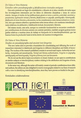 DE FALSA ET VERA HISTORIA II: DE AYER Y DE HOY. CONTRIBUCIONES MULTIDISCIPLINARES SOBRE PSEUDOEPIGRAFOS LITERARIOS Y DOCUMENTALES