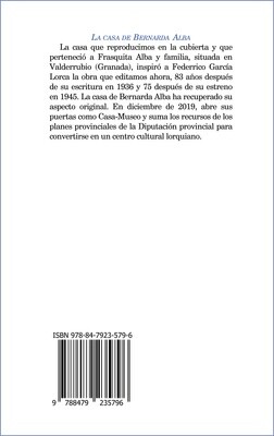 LA CASA DE BERNARDA ALBA, FEDERICO GARCÍA LORCA