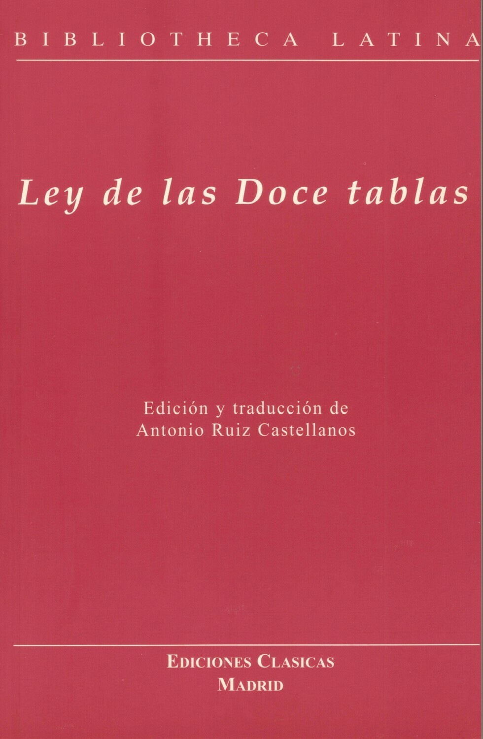 LEY DE LAS DOCE TABLAS